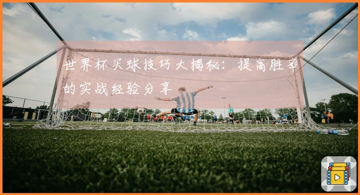 世界杯买球技巧大揭秘：提高胜率的实战经验分享